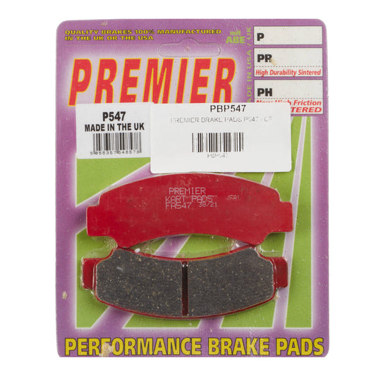 Premier Brake Pads - P Organic Standard