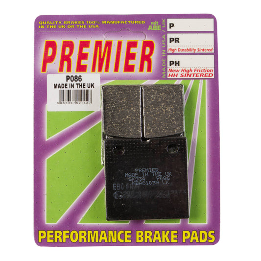 Premier Brake Pads - P Organic Standard