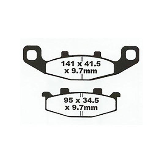 Premier Brake Pads - PV Semi Sintered