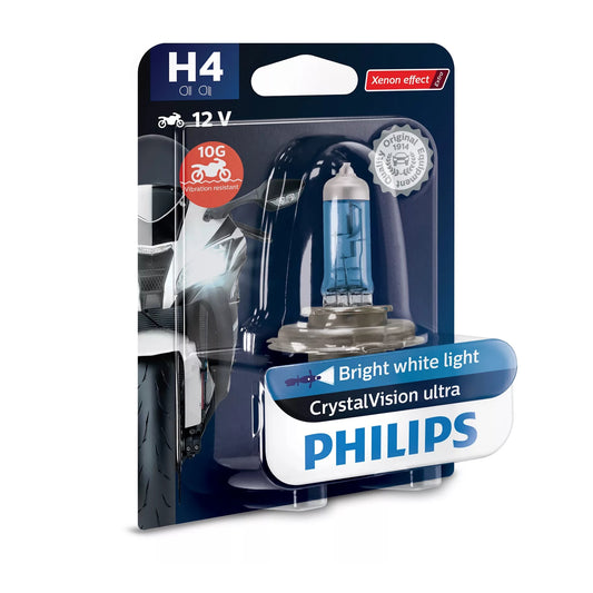 Philips Bulb H4 12342 CVU 12V 60/55W P43t-38 BW Crystal Vision