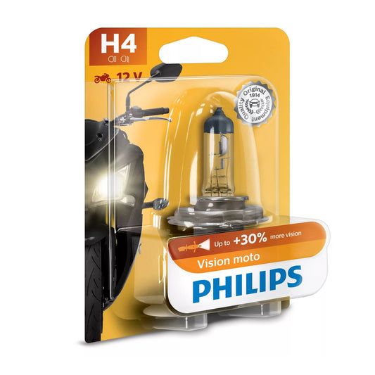 Philips Bulb H4 12342 PR 12V 60/55W P43t-38 BW Vision Moto