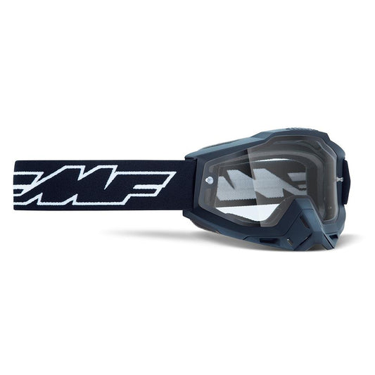 FMF POWERBOMB ENDURO GOGGLE - ROCKET BLACK DUAL PANE CLEAR MCLEOD ACCESSORIES (P) sold by Cully's Yamaha