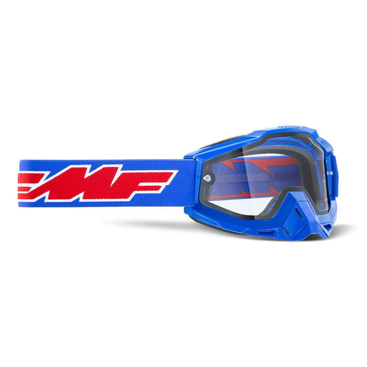 FMF POWERBOMB ENDURO GOGGLE - ROCKET BLUE DUAL PANE CLEAR MCLEOD ACCESSORIES (P) sold by Cully's Yamaha