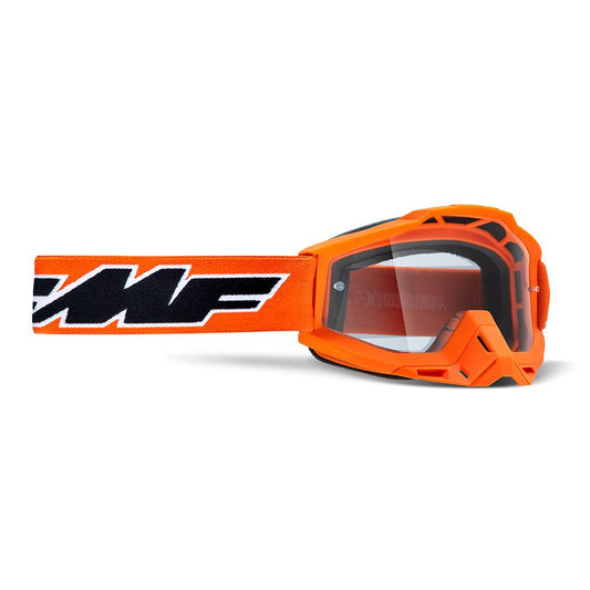 FMF POWERBOMB OTG GOGGLE - ROCKET ORANGE (CLEAR) MCLEOD ACCESSORIES (P) sold by Cully's Yamaha