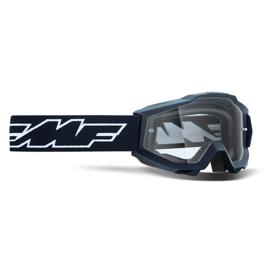 FMF POWERBOMB YOUTH GOGGLE - ROCKET BLACK (CLEAR) MCLEOD ACCESSORIES (P) sold by Cully's Yamaha