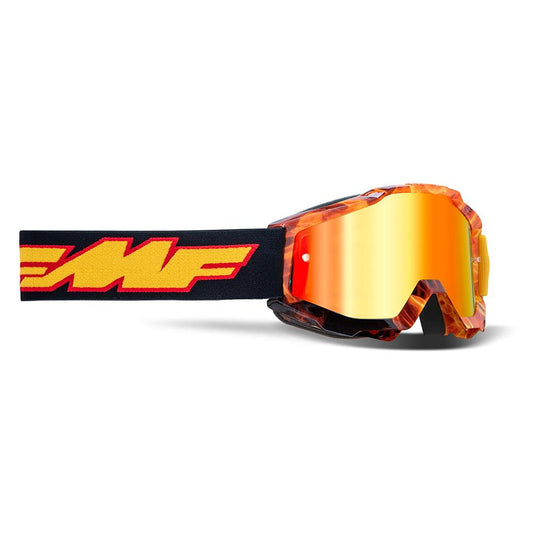 FMF POWERBOMB YOUTH GOGGLE - SPARK (MIRROR RED) MCLEOD ACCESSORIES (P) sold by Cully's Yamaha