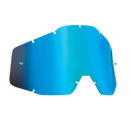 FMF POWERBOMB/POWERCORE REPLACEMENT LENS - BLUE MIRROR MCLEOD ACCESSORIES (P) sold by Cully's Yamaha