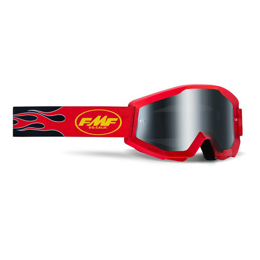 FMF POWERCORE SAND GOGGLE - FLAME RED (SMOKE) MCLEOD ACCESSORIES (P) sold by Cully's Yamaha