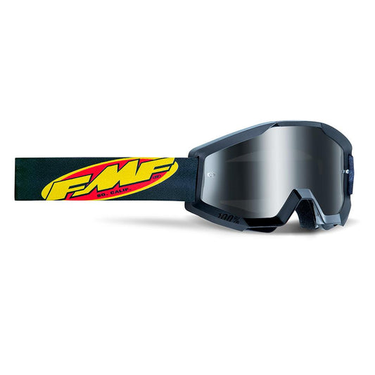 FMF POWERCORE YOUTH GOGGLE - CORE BLACK (MIRROR SILVER) MCLEOD ACCESSORIES (P) sold by Cully's Yamaha