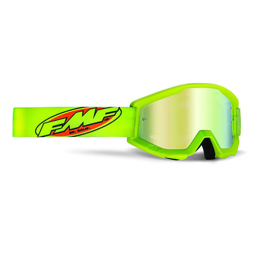 FMF POWERCORE YOUTH GOGGLE - CORE YELLOW (MIRROR GOLD) MCLEOD ACCESSORIES (P) sold by Cully's Yamaha