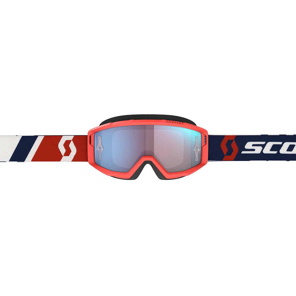 SCOTT 2021 PRIMAL GOGGLE - RED/BLUE ( BLUE CHROME) FICEDA ACCESSORIES sold by Cully's Yamaha