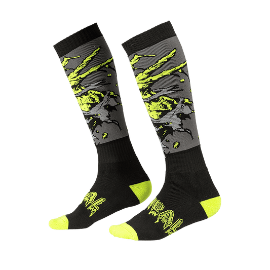 ONEAL PRO MX ZOMBIE 2022 SOCKS - BLACK/GREEN CASSONS PTY LTD sold by Cully's Yamaha