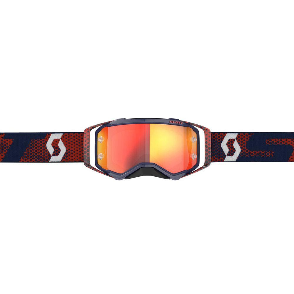 SCOTT 2021 PROSPECT GOGGLE - RED/BLUE (ORANGE CHROME) FICEDA ACCESSORIES sold by Cully's Yamaha