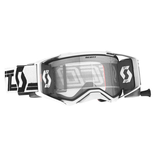 SCOTT 2021 PROSPECT SUPER WFS GOGGLE - WHITE/BLACK (CLEAR) FICEDA ACCESSORIES sold by Cully's Yamaha