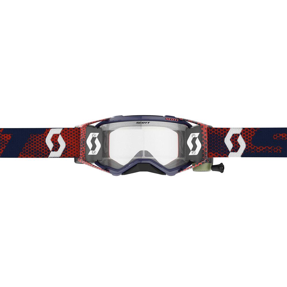 SCOTT 2021 PROSPECT WFS GOGGLE - RED/BLUE (CLEAR) FICEDA ACCESSORIES sold by Cully's Yamaha
