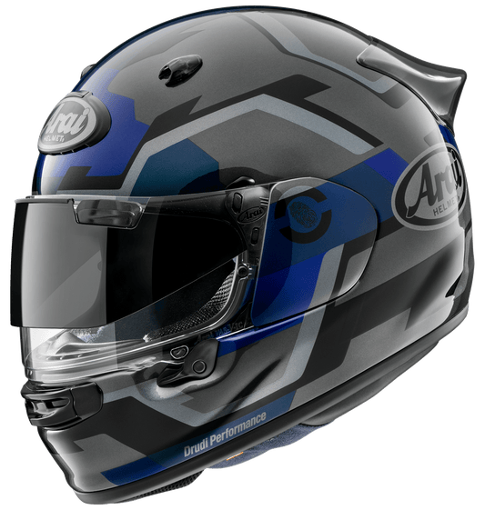 ARAI QUANTIC HELMET - FACE BLUE CASSONS PTY LTD sold by Cully's Yamaha