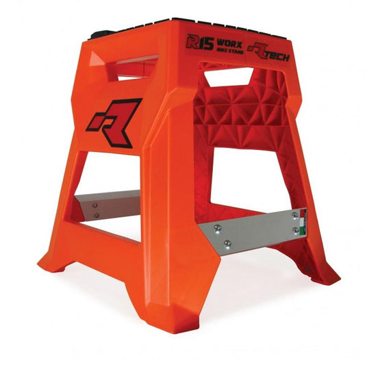 R-TECH R15 WORX PIT STAND - ORANGE JOHN TITMAN RACING SERVICES sold by Cully's Yamaha