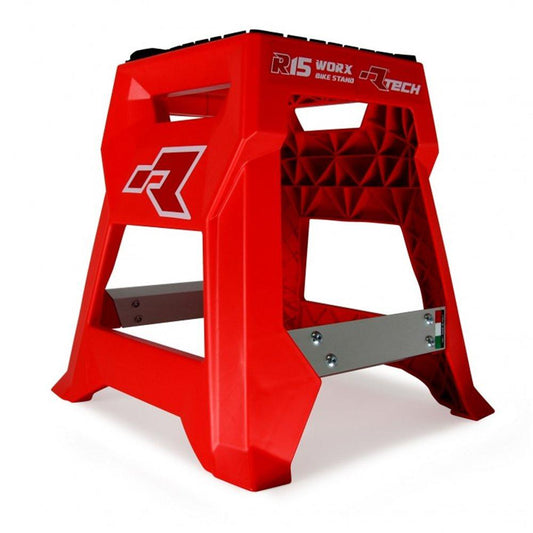 R-TECH R15 WORX PIT STAND - RED JOHN TITMAN RACING SERVICES sold by Cully's Yamaha