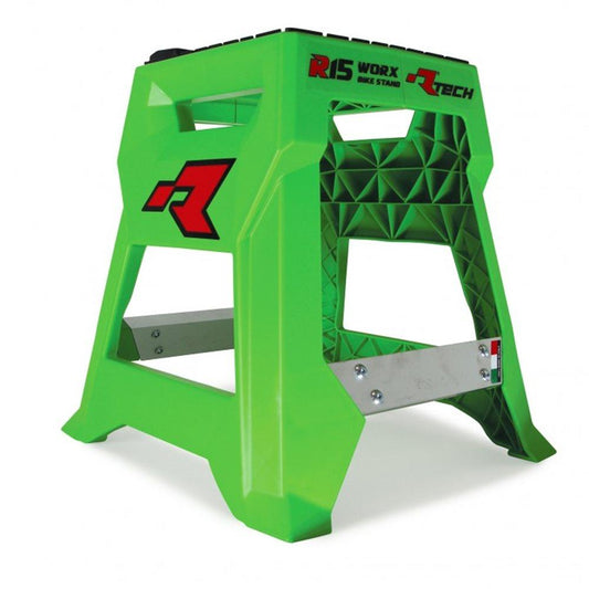 R-TECH R15 WORX PIT STAND - GREEN JOHN TITMAN RACING SERVICES sold by Cully's Yamaha