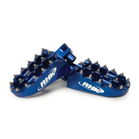RHK PURSUIT FOOTPEGS - BLUE Yamaha YZ,YZF,WR JOHN TITMAN RACING SERVICES sold by Cully's Yamaha