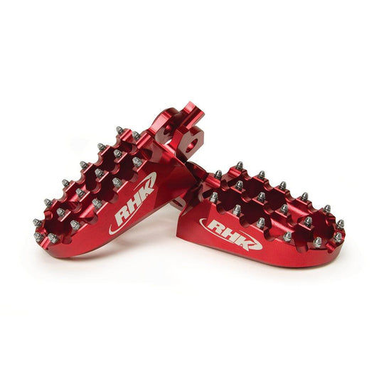 RHK PURSUIT FOOTPEGS - RED Yamaha YZ,YZF,WR JOHN TITMAN RACING SERVICES sold by Cully's Yamaha