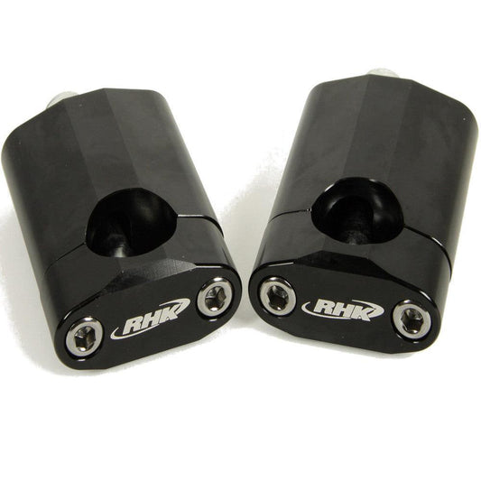 RHK UNIVERSAL TAPERED 1 1/8" BAR MOUNTS- BLACK JOHN TITMAN RACING SERVICES sold by Cully's Yamaha