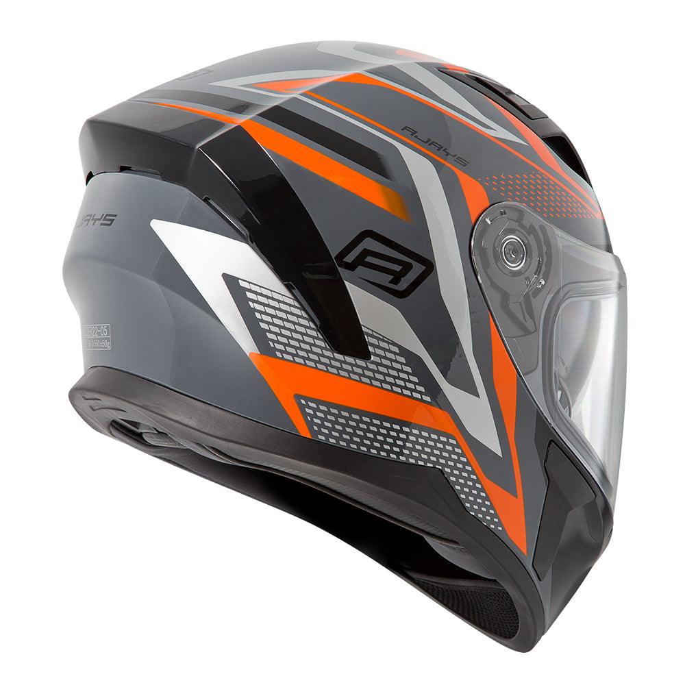 RJAYS APEX III IGNITE HELMET - GREY/ORANGE CASSONS PTY LTD sold by Cully's Yamaha
