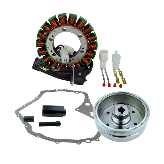 Improved Flywheel + Puller + Stator + Gasket – Suzuki LTF400 (RM2302)