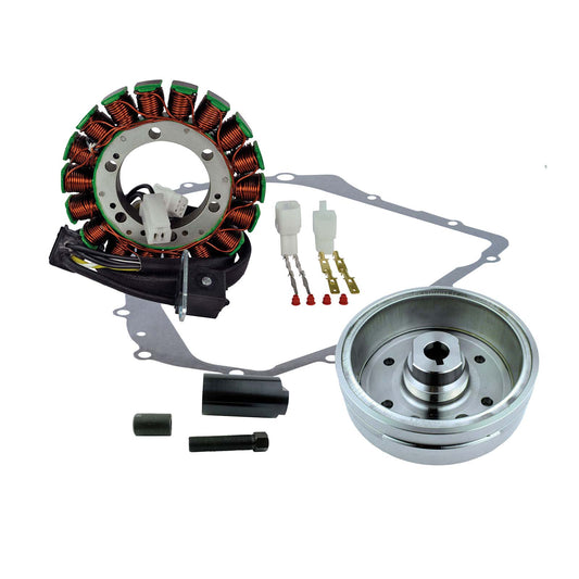 Improved Flywheel + Puller + Stator + Gasket Kit (RM23049)