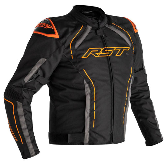 RST S1 SPORT WP JACKET - BLACK/FLUO ORANGE MONZA IMPORTS sold by Cully's Yamaha