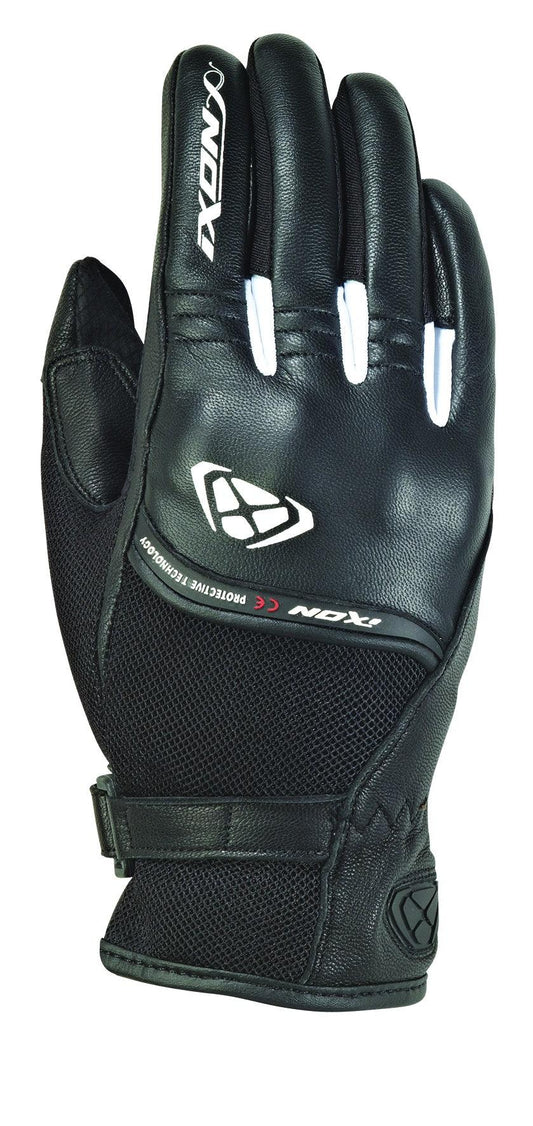 IXON RS SHINE 2 LADY GLOVES - BLACK/WHITE CASSONS PTY LTD sold by Cully's Yamaha