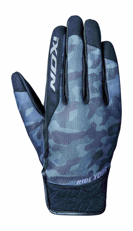 IXON RS SLICKER GLOVES - BLACK/CAMO CASSONS PTY LTD sold by Cully's Yamaha
