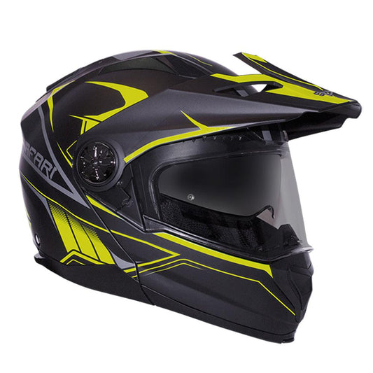RXT SAFARI HELMET - MATT FLUO YELLOW MOTO NATIONAL ACCESSORIES PTY sold by Cully's Yamaha