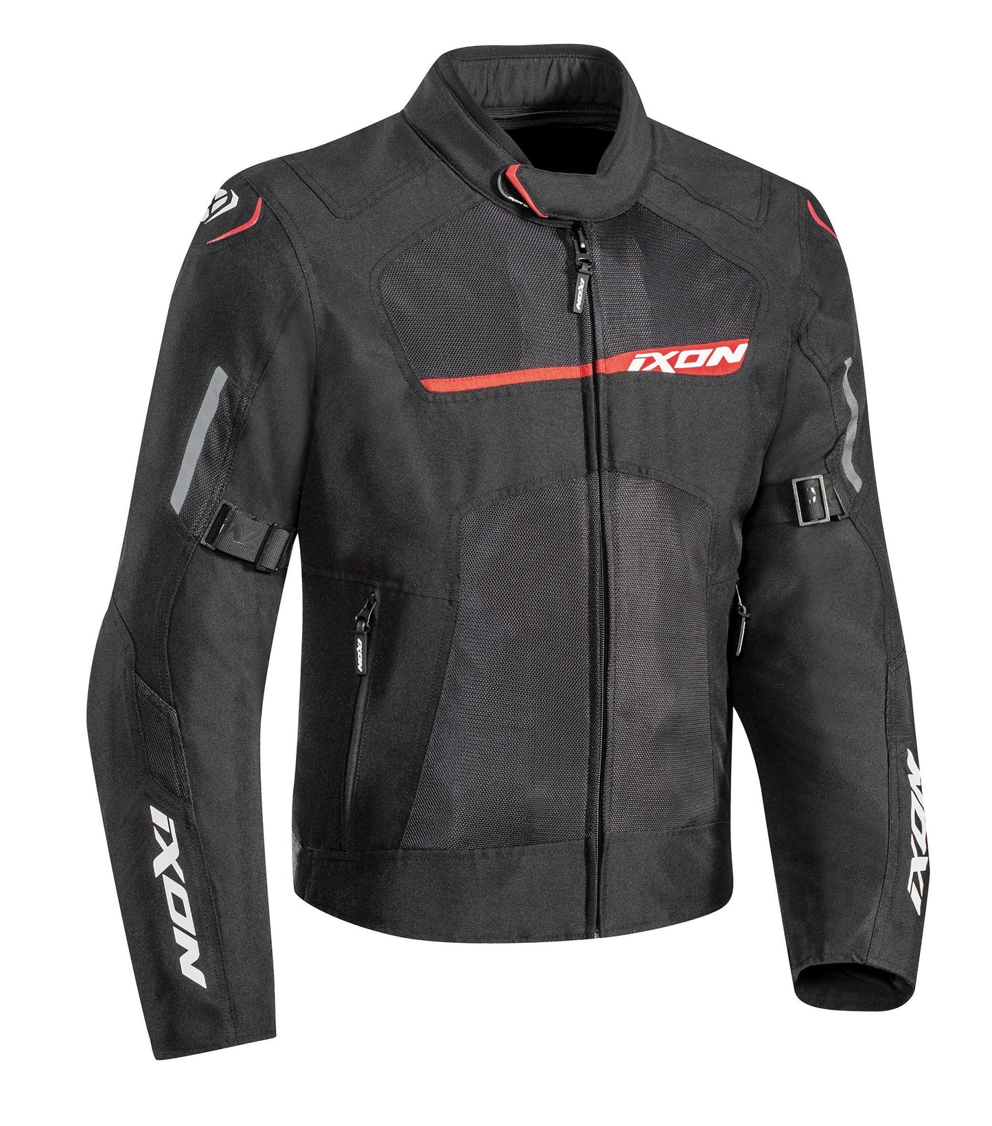 IXON RAPTOR JACKET - BLACK/RED CASSONS PTY LTD sold by Cully's Yamaha