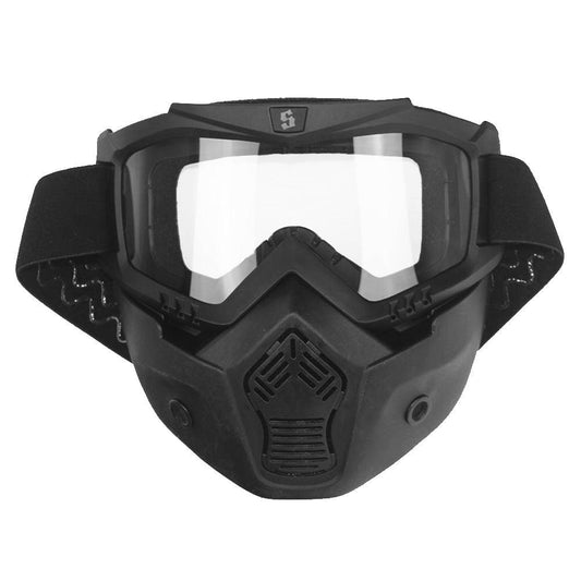 SCORPION STEALTH FACEMASK - BLACK CASSONS PTY LTD sold by Cully's Yamaha