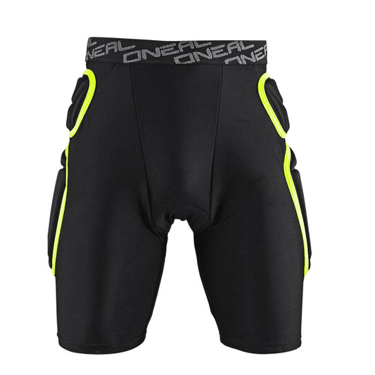 ONEAL SHORT TRAIL ARMOUR - LIME/BLACK CASSONS PTY LTD sold by Cully's Yamaha