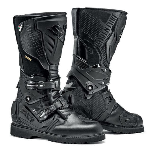 SIDI ADVENTURE 2 GORE-TEX BOOTS - BLACK MCLEOD ACCESSORIES (P) sold by Cully's Yamaha