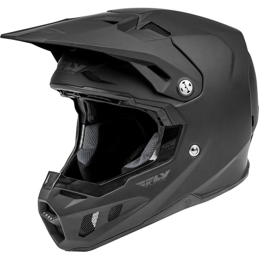 FLY FORMULA CC SOLID HELMET - MATTE BLACK MCLEOD ACCESSORIES (P) sold by Cully's Yamaha