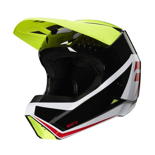 SHIFT WHIT3 LABEL YOUTH HELMET - FLUO YELLOW FOX RACING AUSTRALIA sold by Cully's Yamaha
