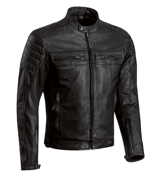 IXON TORQUE LEATHER JACKET - BLACK CASSONS PTY LTD sold by Cully's Yamaha