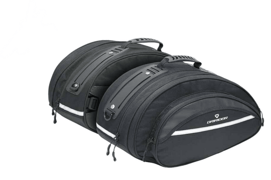 DRIRIDER TOURING 2 PANNIERS - BLACK MCLEOD ACCESSORIES (P) sold by Cully's Yamaha