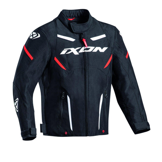 IXON STRIKER KID JACKET - BLACK/WHITE CASSONS PTY LTD sold by Cully's Yamaha