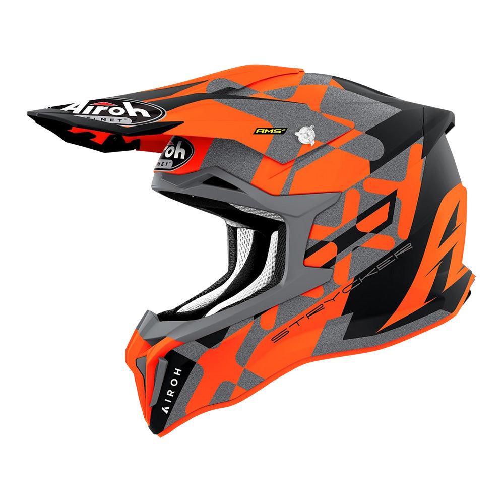AIROH STRYCKER HELMET - 'XXX' ORANGE MATT MOTO NATIONAL ACCESSORIES PTY sold by Cully's Yamaha