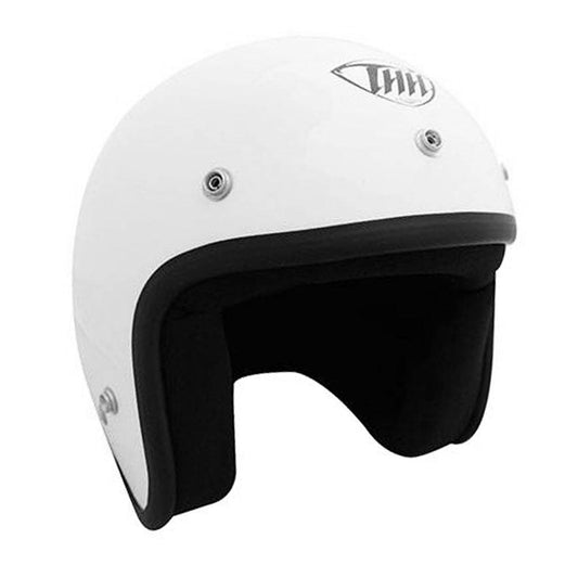 THH T 380 OPEN FACE W/ STUDS HELMET - WHITE CASSONS PTY LTD sold by Cully's Yamaha