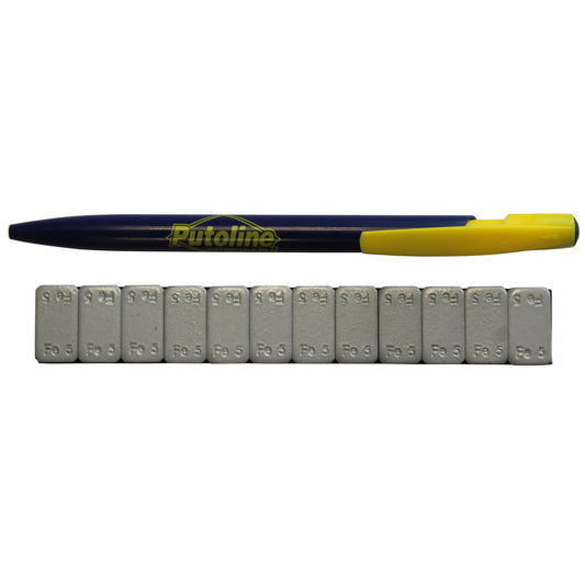 Wheel Balance Weights Stick On 12 X 5g Strip - Silver
