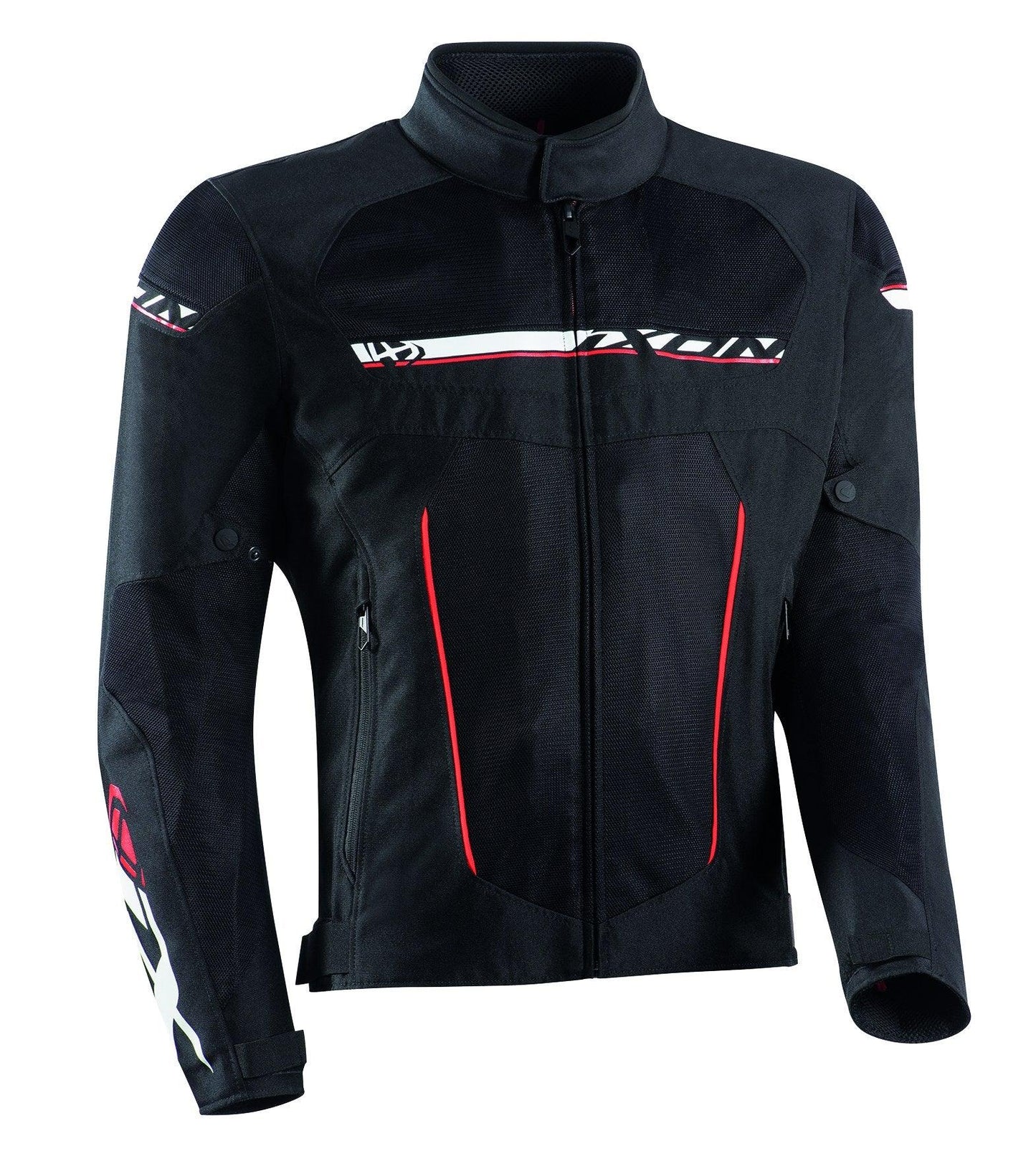IXON T-REX JACKET - BLACK/WHITE/RED CASSONS PTY LTD sold by Cully's Yamaha