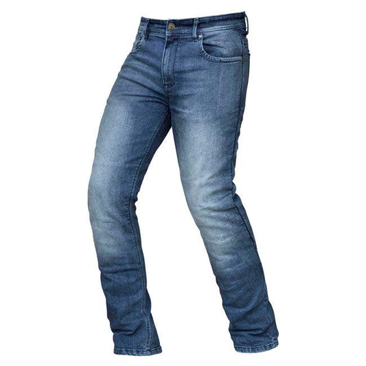 DRIRIDER TITAN JEANS REGULAR LEG - BLUE WASH MCLEOD ACCESSORIES (P) sold by Cully's Yamaha