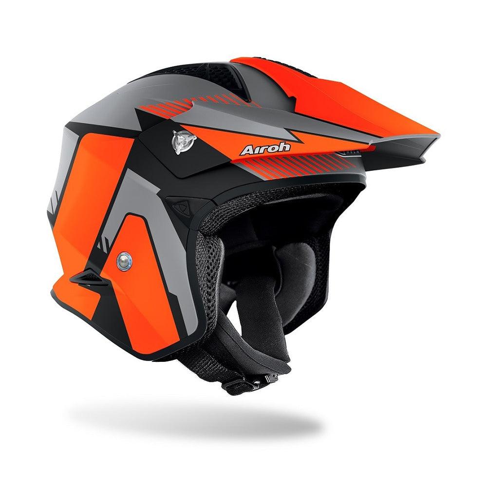 AIROH TRR-S HELMET - PURE ORANGE MATT MOTO NATIONAL ACCESSORIES PTY sold by Cully's Yamaha