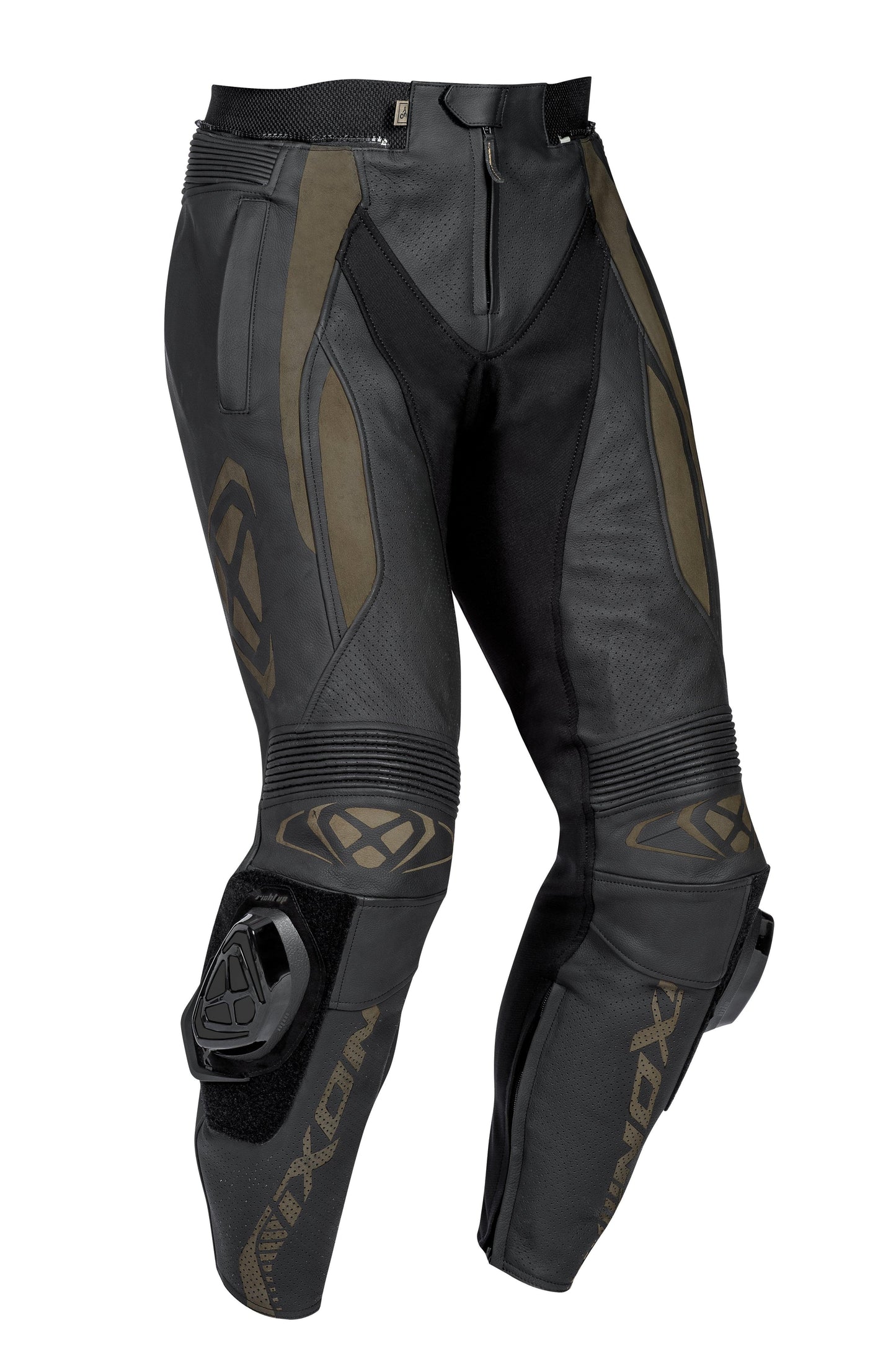 IXON VORTEX 2 LEATHER PANTS - BLACK CASSONS PTY LTD sold by Cully's Yamaha
