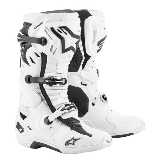 ALPINESTARS TECH 10 (MY20) BOOTS - SUPERVENTED WHITE MONZA IMPORTS sold by Cully's Yamaha